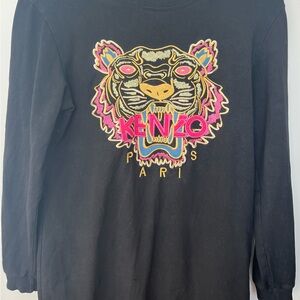 Kenzo Paris Black Tiger Sweatshirt XL